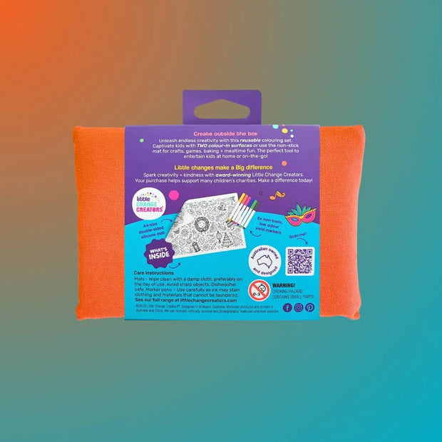 Pocket Reusable Colouring In Set - CELEBRATE!