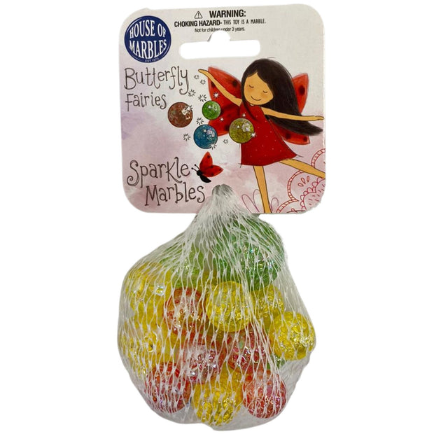 Butterfly Fairy Net Bag of Marbles