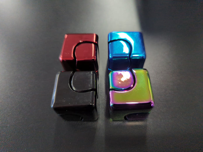 Metal Fidget Spinner Cube - Sensory Kingdom