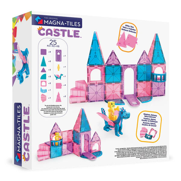 MAGNA-TILES - Castle - 25 Piece Set