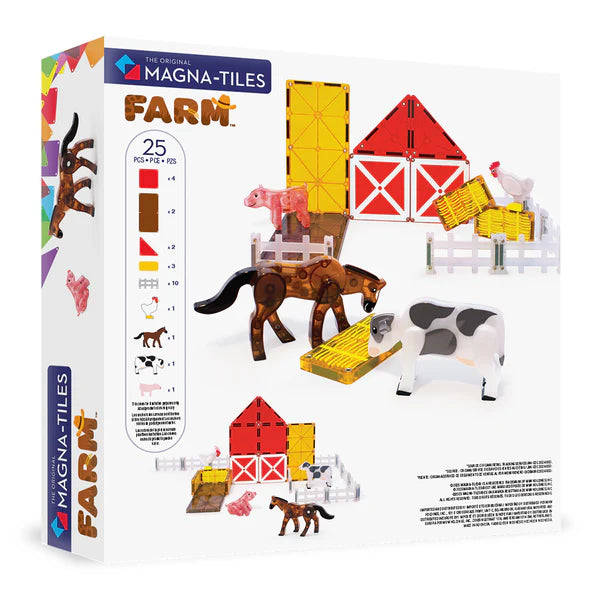MAGNA-TILES - Farm Animals - 25 Piece Set