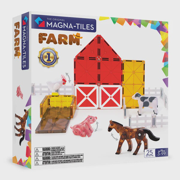 MAGNA-TILES - Farm Animals - 25 Piece Set