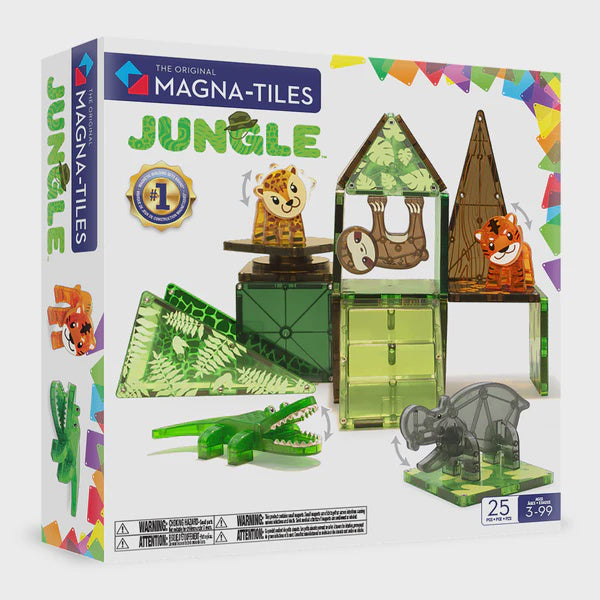 MAGNA-TILES - Jungle Animals - 25 Piece Set