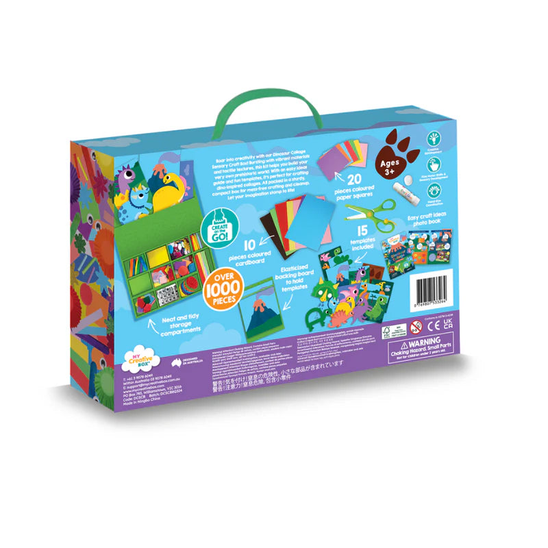 Sensory Craft Box - Dinosaur Collage