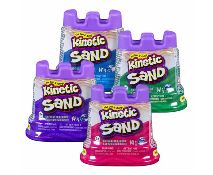 Kinetic Sand Castle Container 127g assorted - Sensory Kingdom