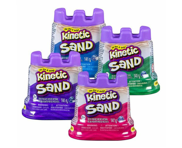 Kinetic Sand Castle Container 127g assorted - Sensory Kingdom