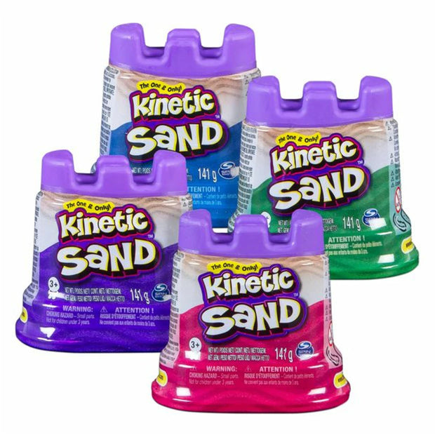 Kinetic Sand Castle Container 127g assorted - Sensory Kingdom