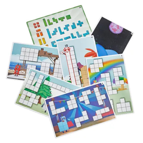 Numberblocks® Wooden Building Blocks Activity Set