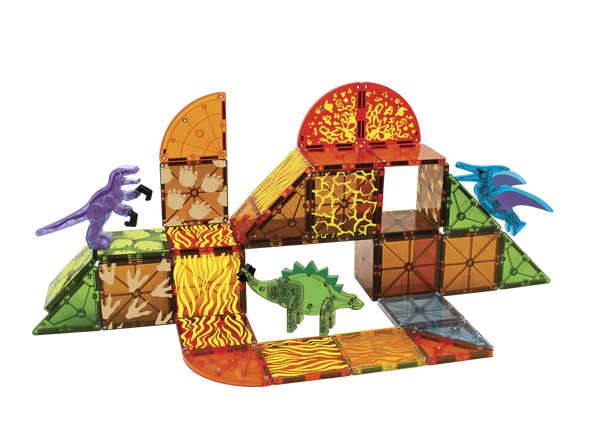 MAGNA-TILES - Dino World - 40 Piece Set