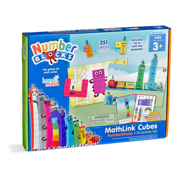 Numberblocks MathLink® Cubes 1–10 Activity Set - Sensory Kingdom