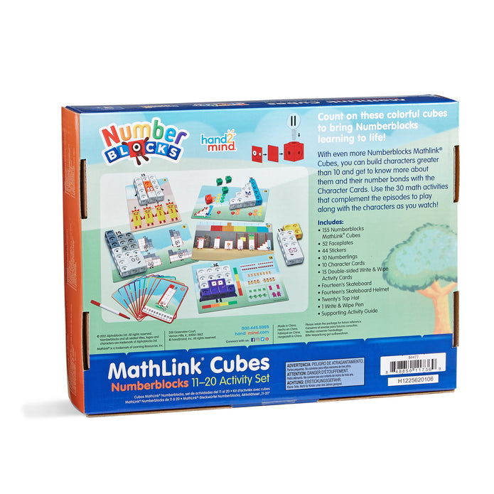 Numberblocks MathLink® Cubes 11–20 Activity Set - Sensory Kingdom