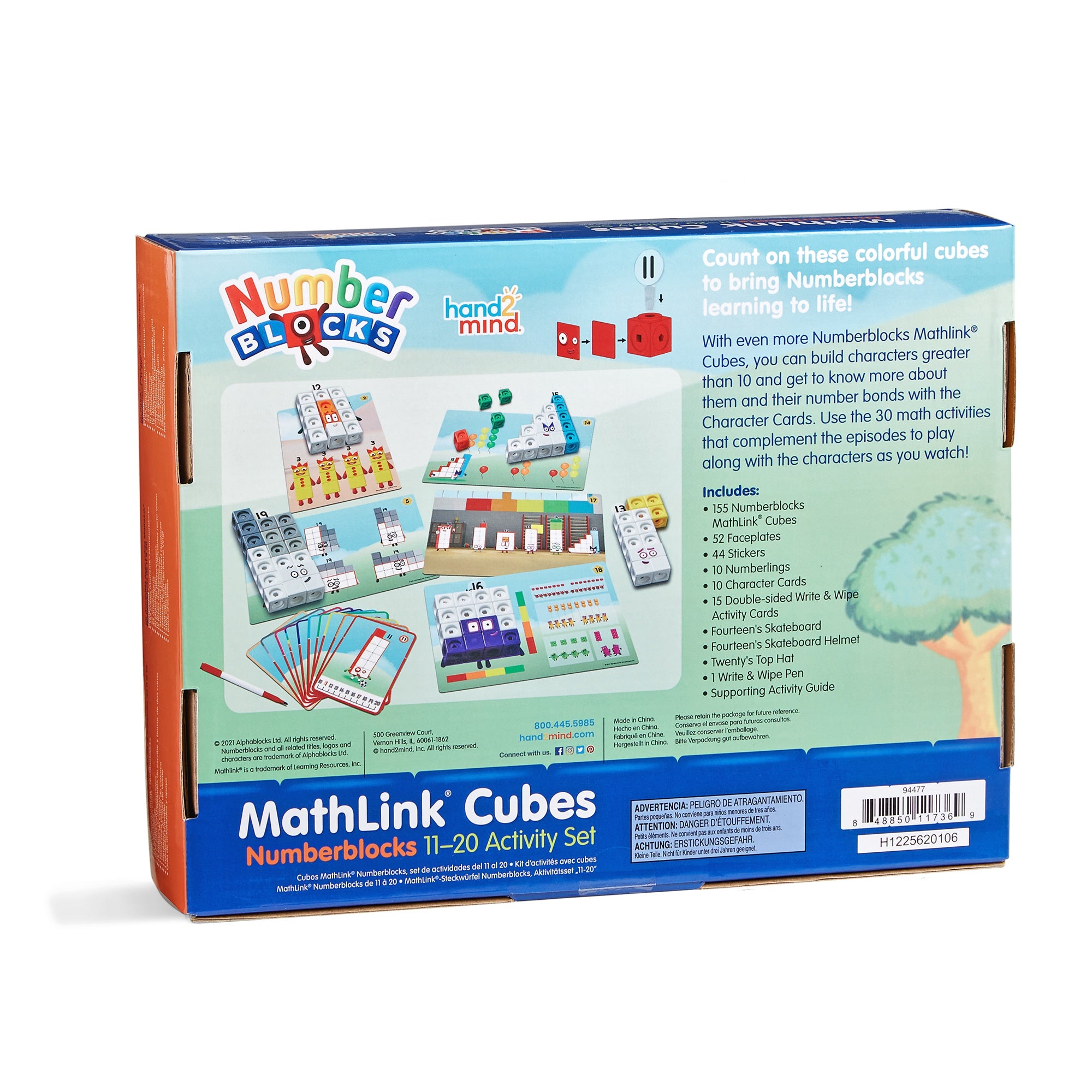 Numberblocks MathLink® Cubes 11–20 Activity Set - Sensory Kingdom