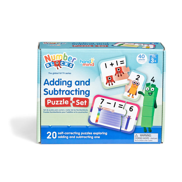 Numberblocks Adding and Subtracting Puzzle Set - Sensory Kingdom