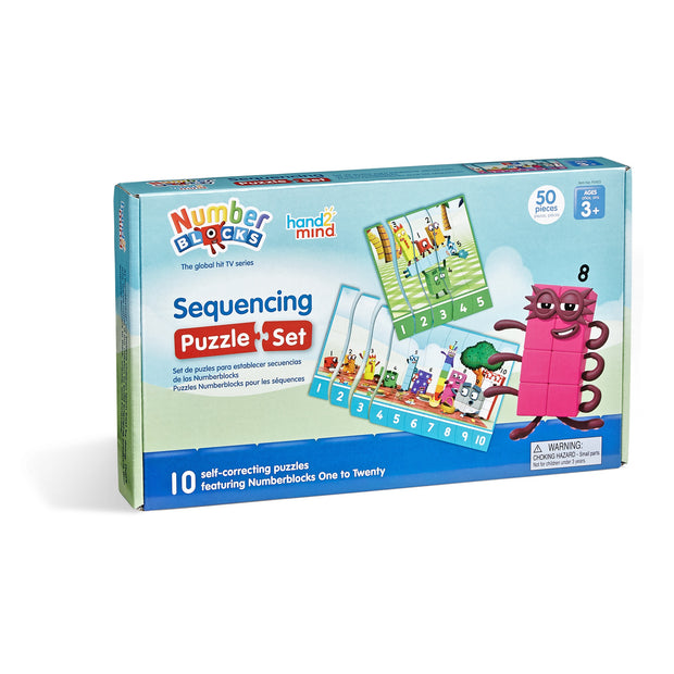 Numberblocks Sequencing Puzzle Set - Sensory Kingdom