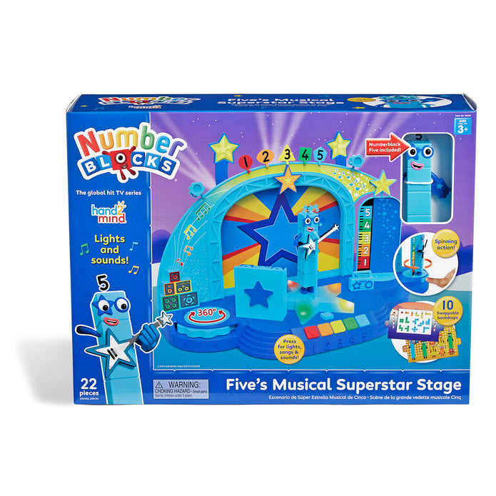 Numberblocks® Five's Musical Superstar Stage - Sensory Kingdom