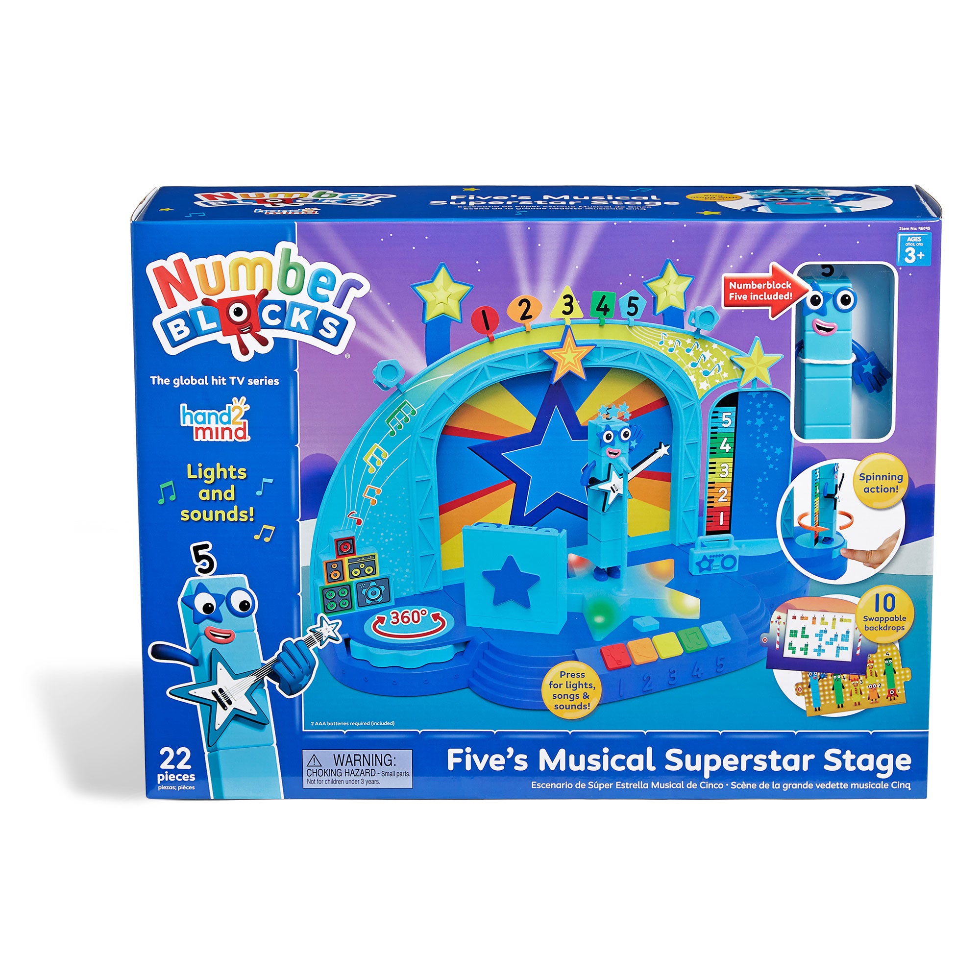 Numberblocks® Five's Musical Superstar Stage - Sensory Kingdom
