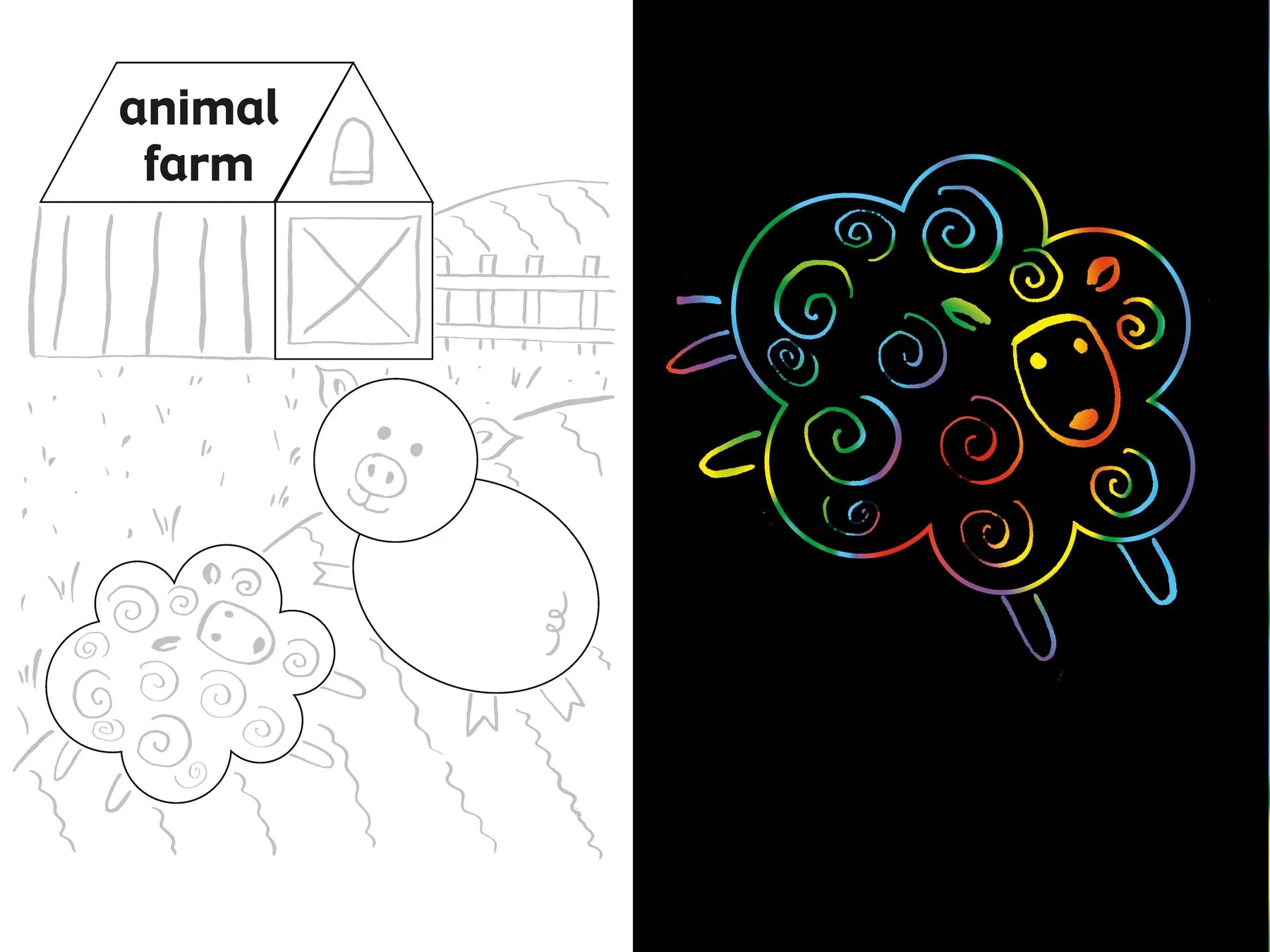 Scratch and Sketch - Activity Book