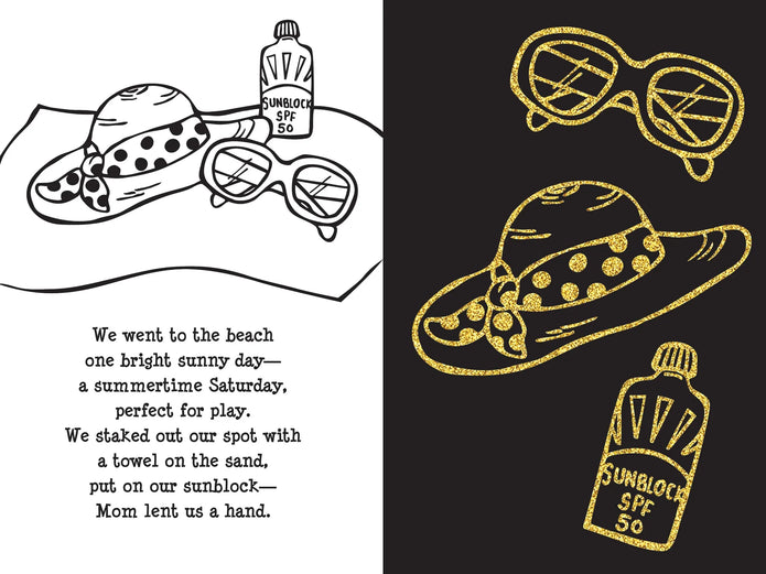 Scratch and Sketch - At the Beach