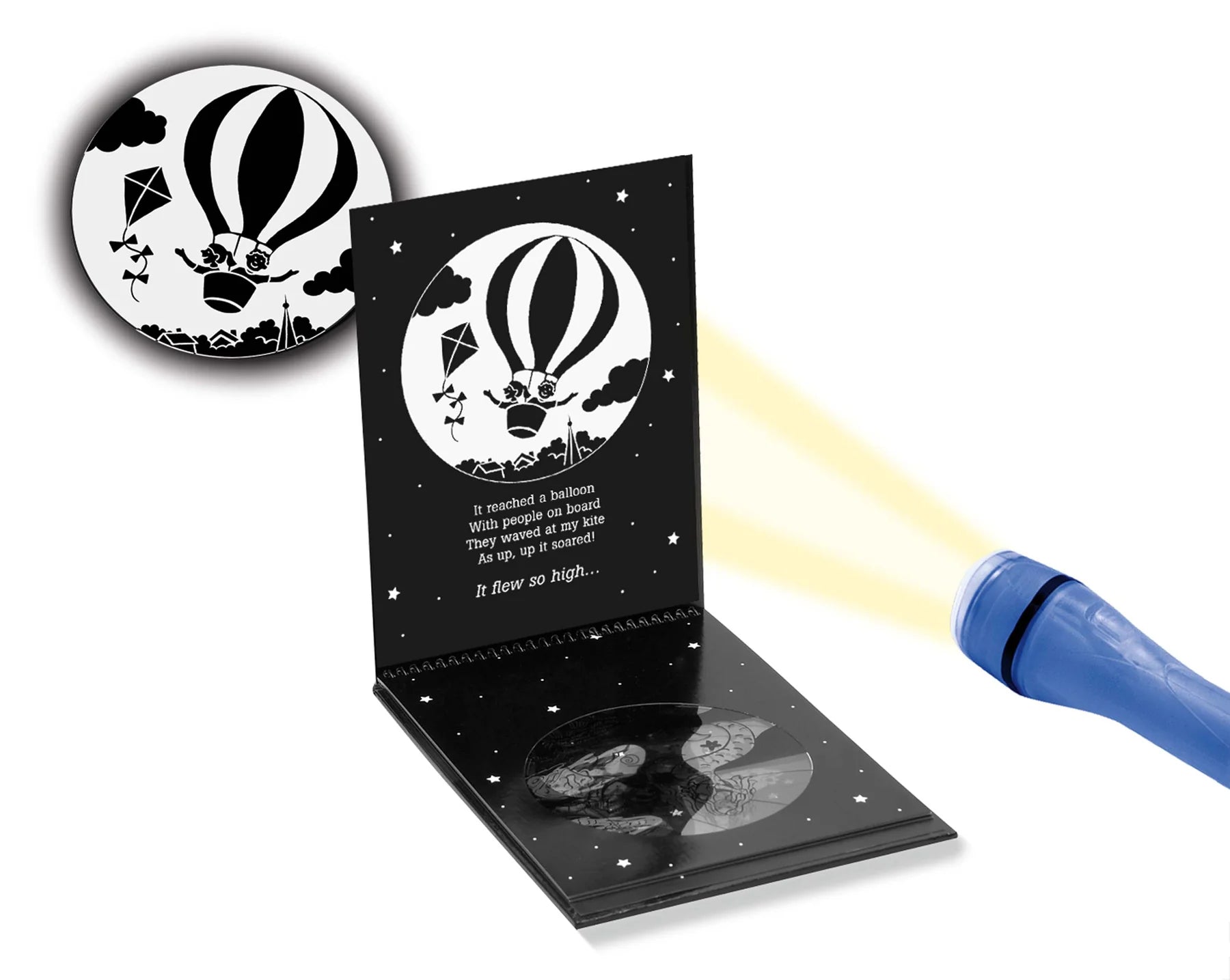 Bedtime Shadow Book - Up, Up and Away