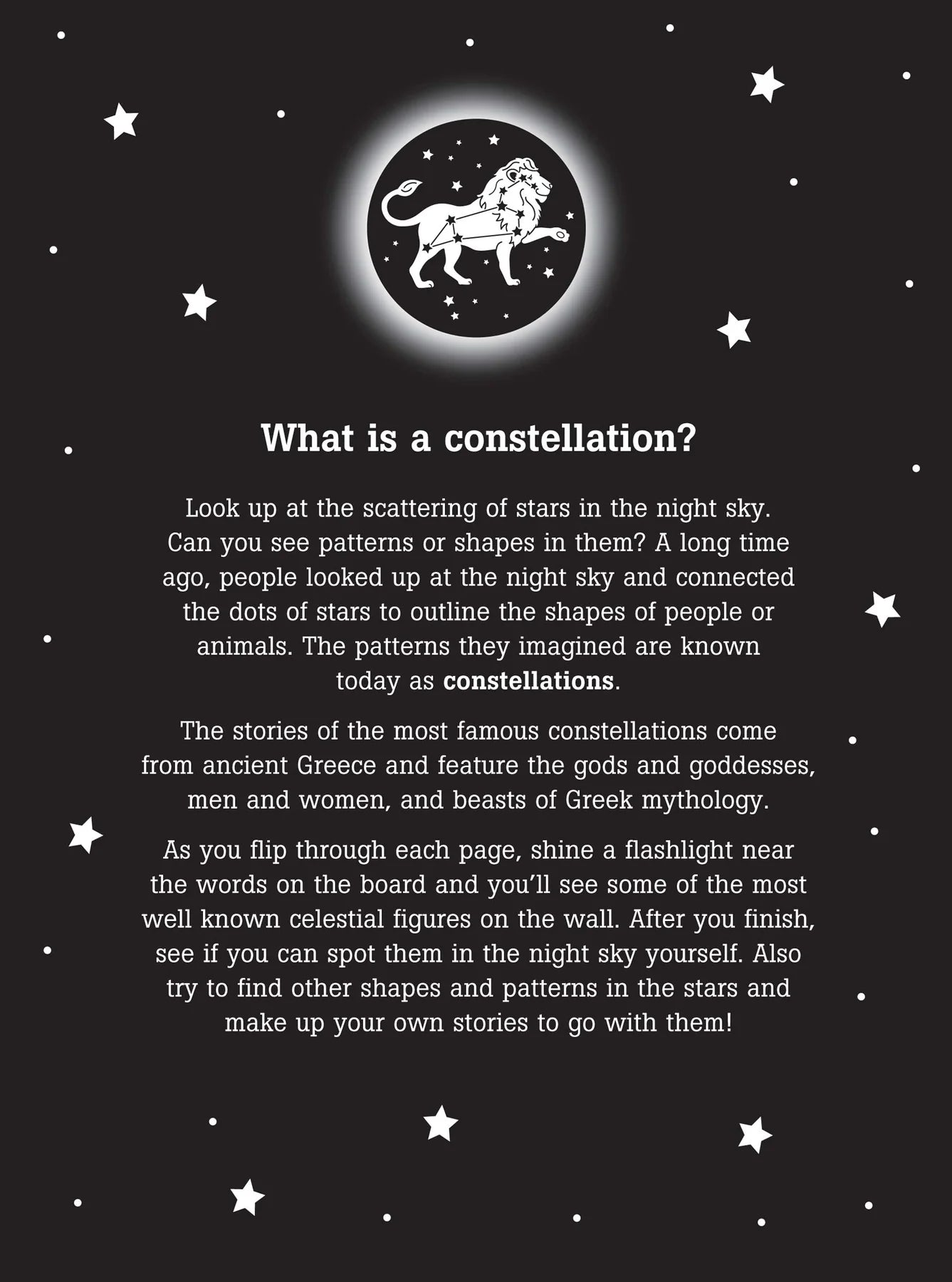 Bedtime Shadow Book - The Night Sky