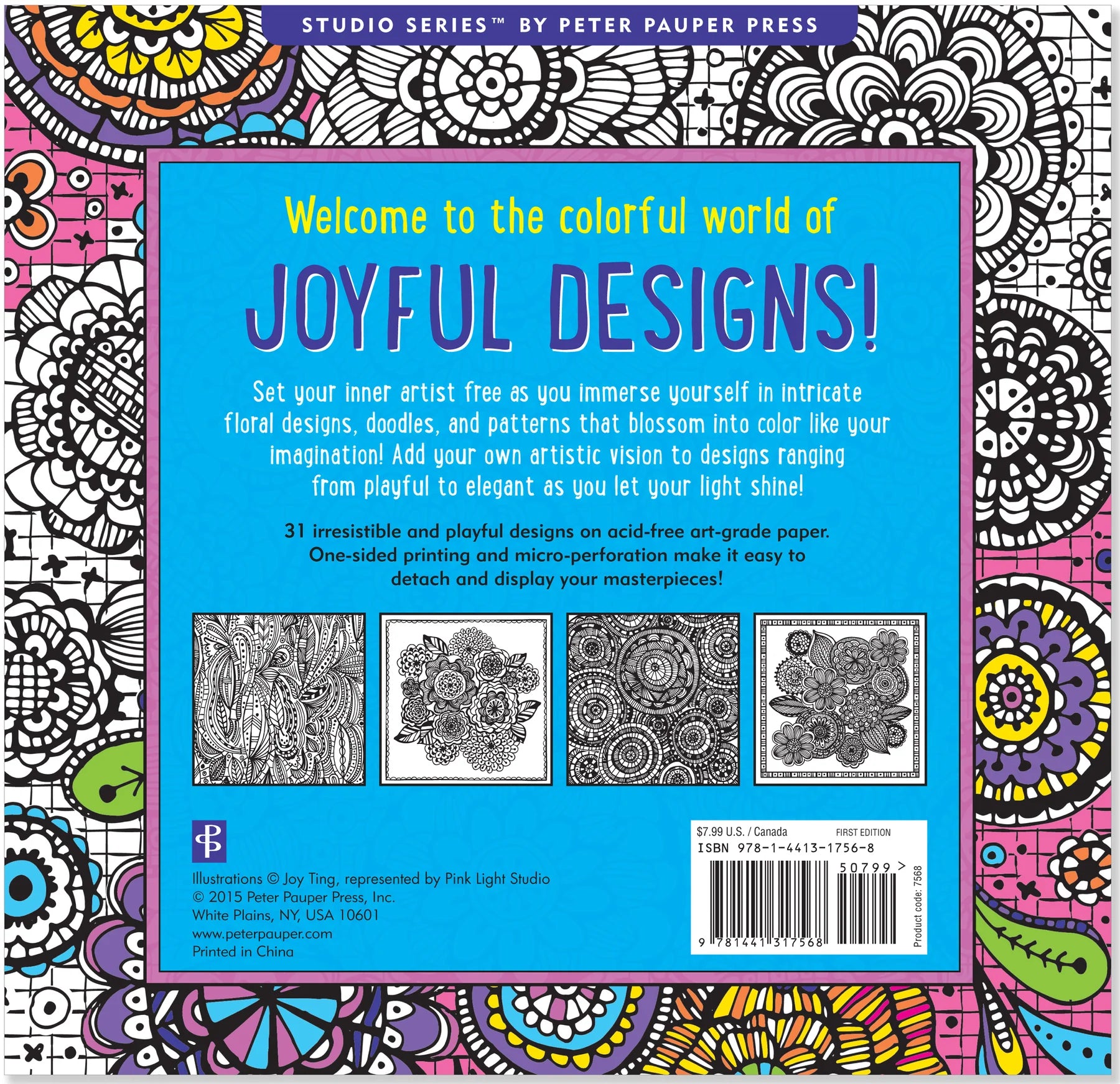 Colouring Book - Joyful Designs