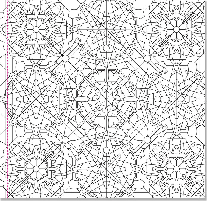 Colouring Book - Kaleidoscope Designs