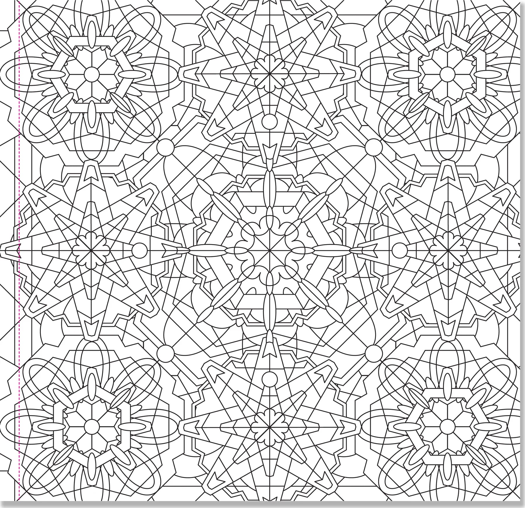 Colouring Book - Kaleidoscope Designs