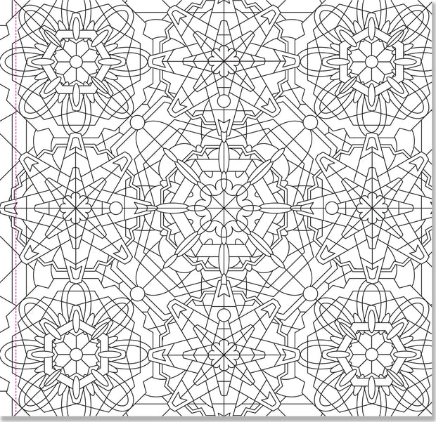 Colouring Book - Kaleidoscope Designs