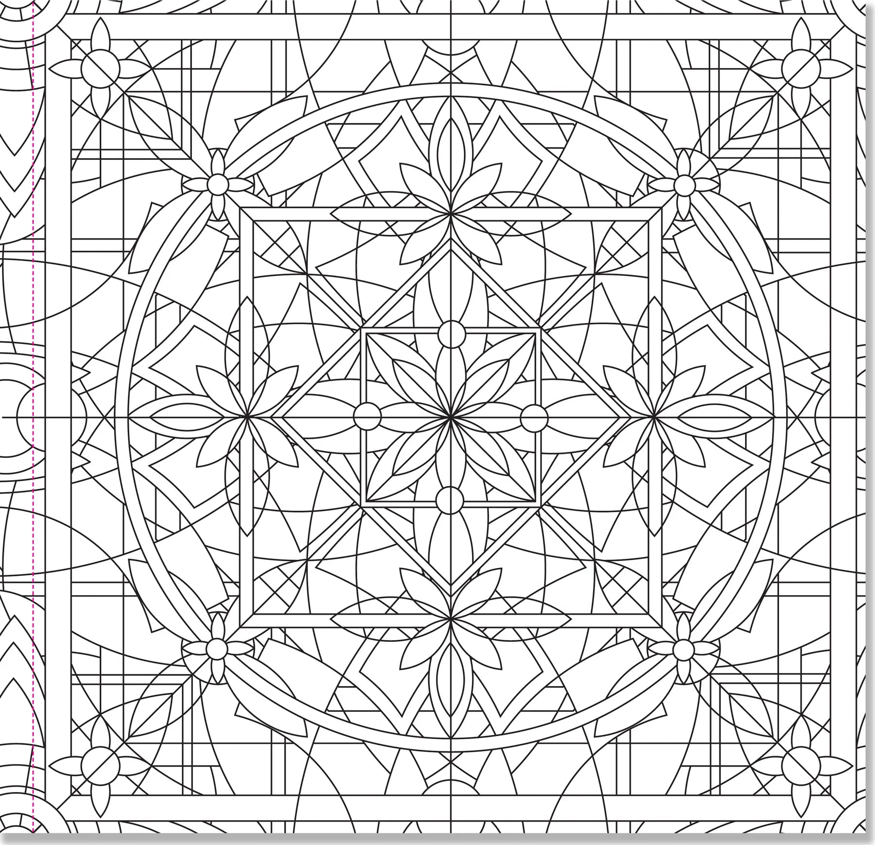 Colouring Book - Kaleidoscope Designs