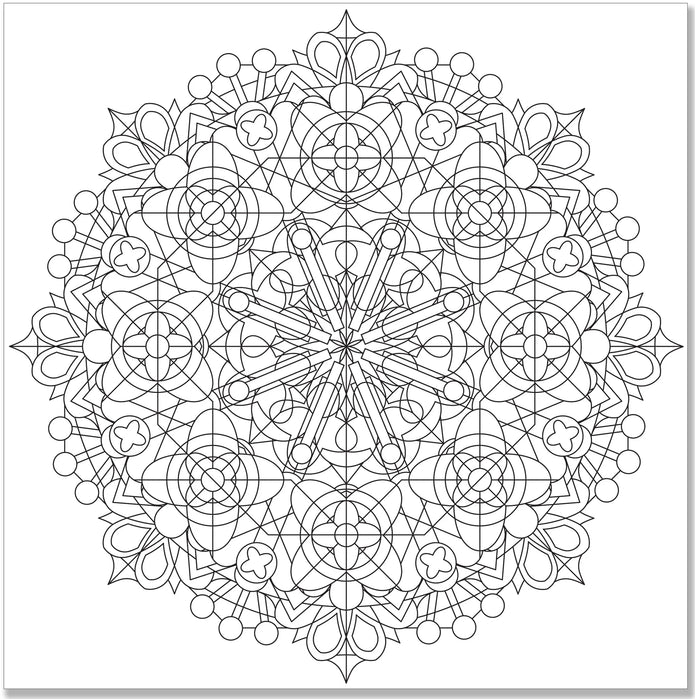 Colouring Book - Kaleidoscope Designs