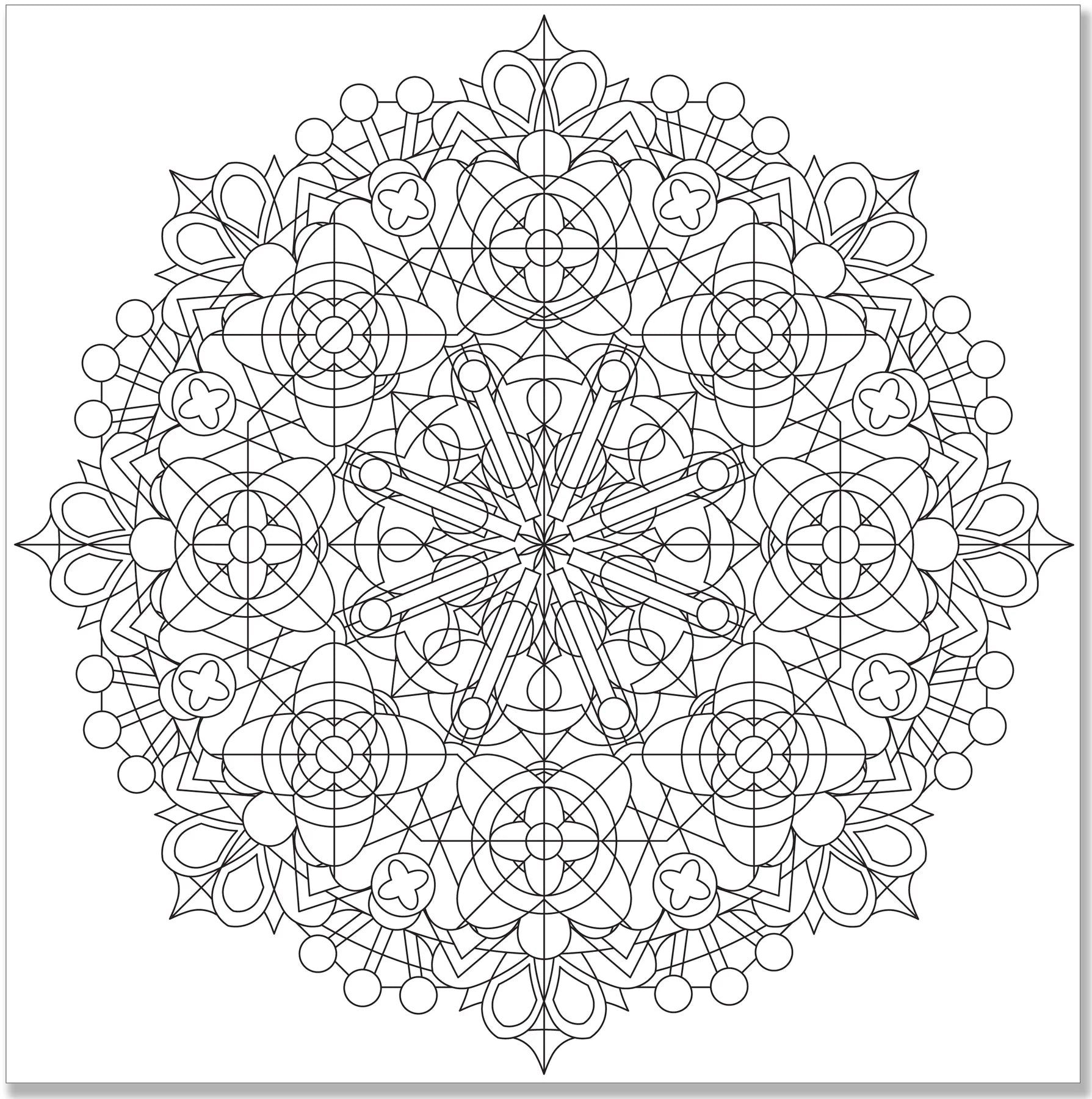 Colouring Book - Kaleidoscope Designs