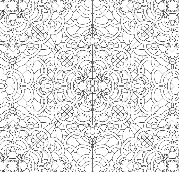 Colouring Book - Kaleidoscope Designs