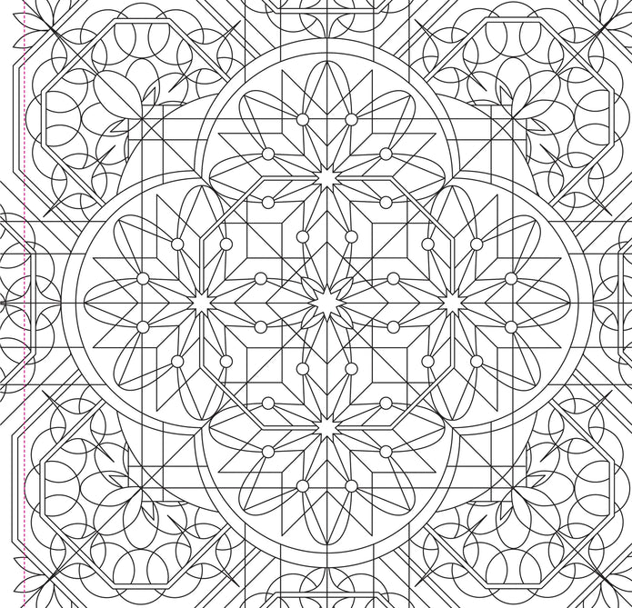 Colouring Book - Kaleidoscope Designs