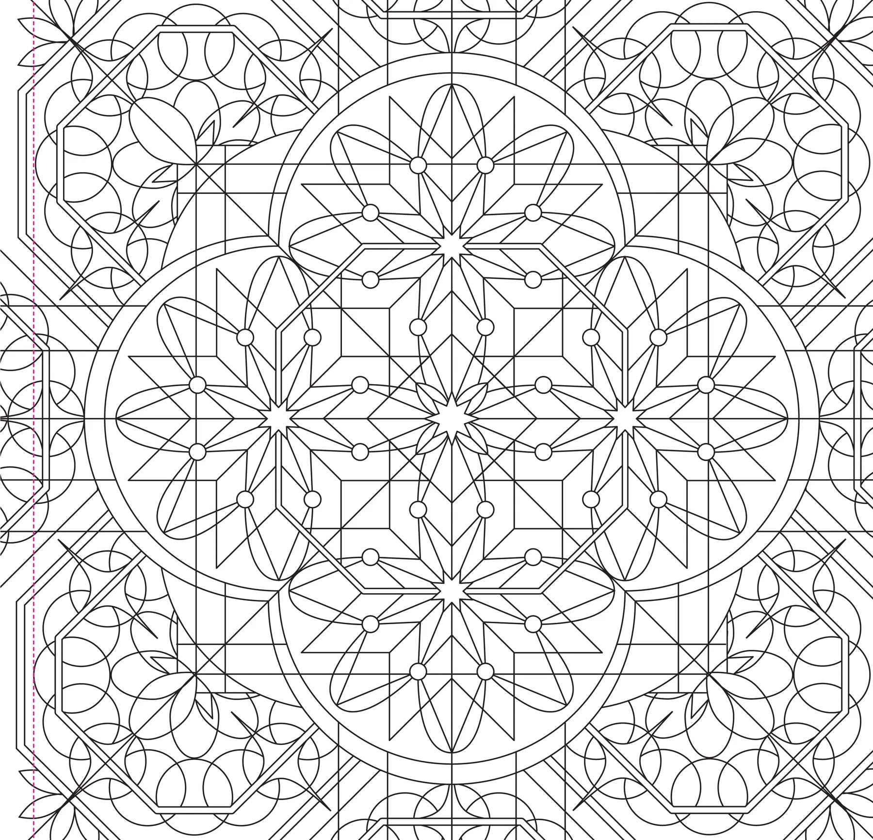 Colouring Book - Kaleidoscope Designs