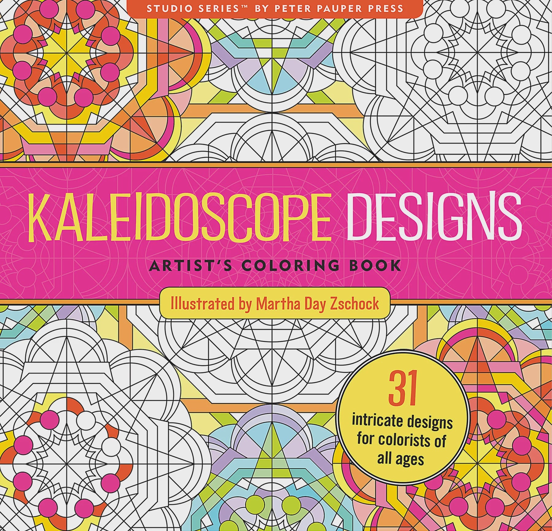 Colouring Book - Kaleidoscope Designs