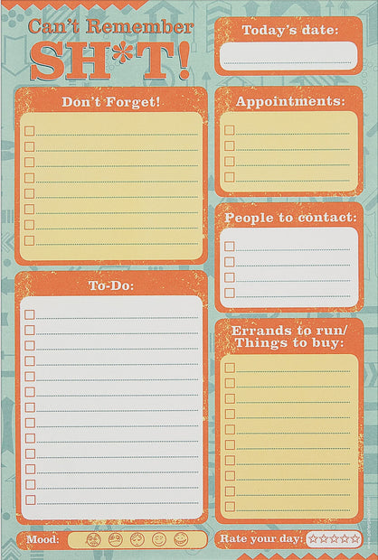 Note Pad - Can't Remember Sh*t