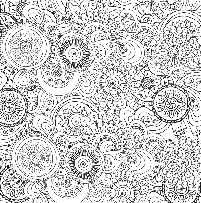 Colouring Book - Peaceful Paisleys