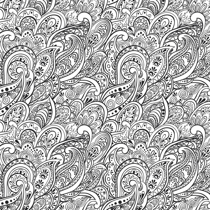 Colouring Book - Peaceful Paisleys