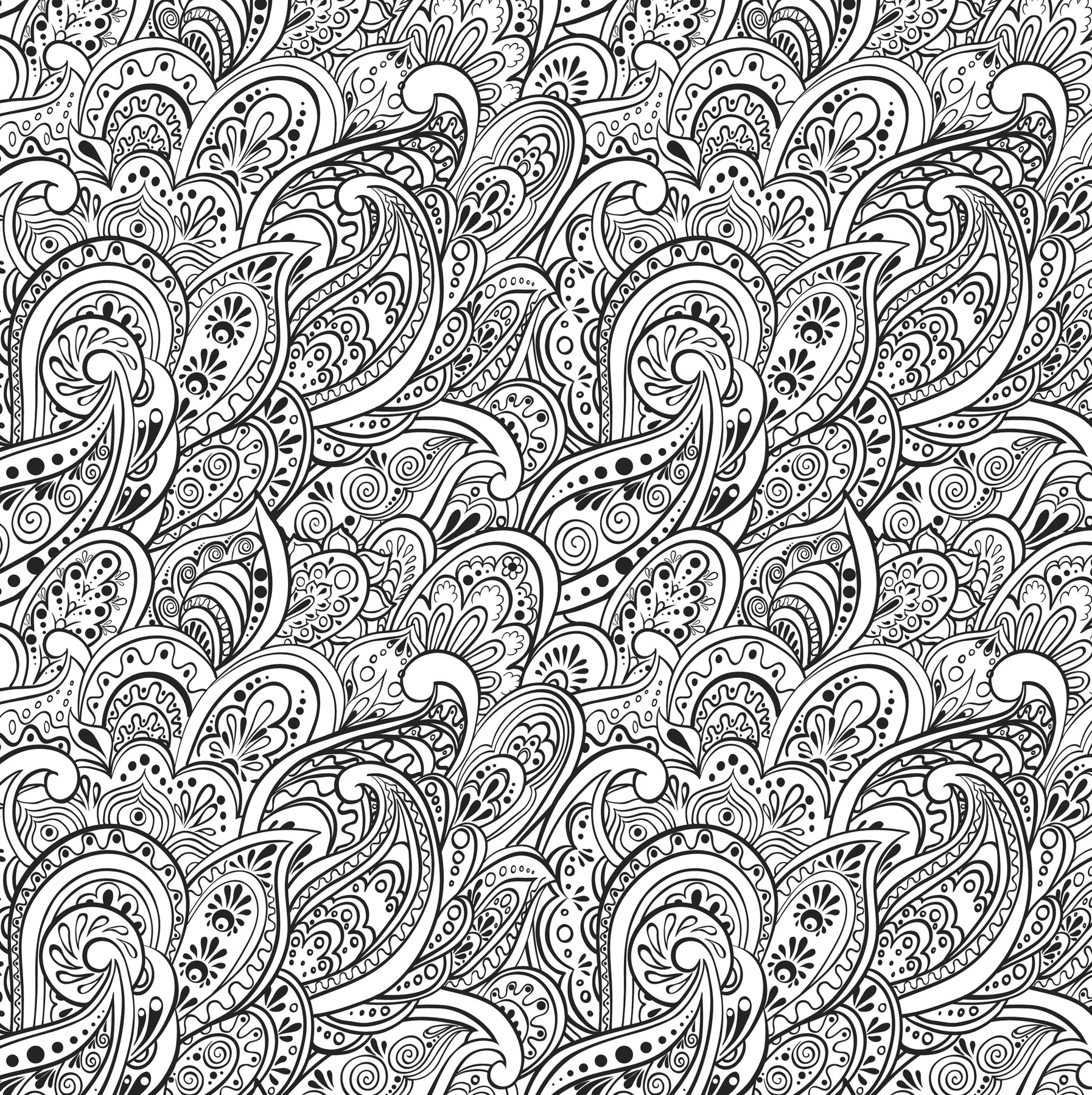 Colouring Book - Peaceful Paisleys