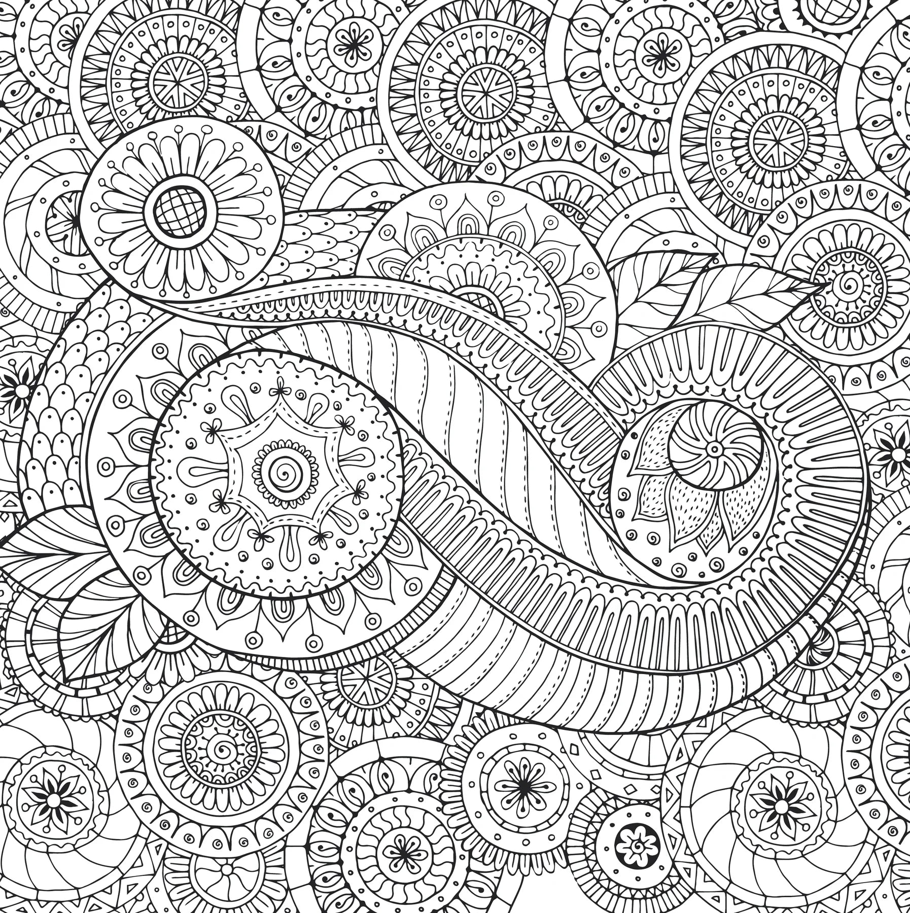 Colouring Book - Peaceful Paisleys