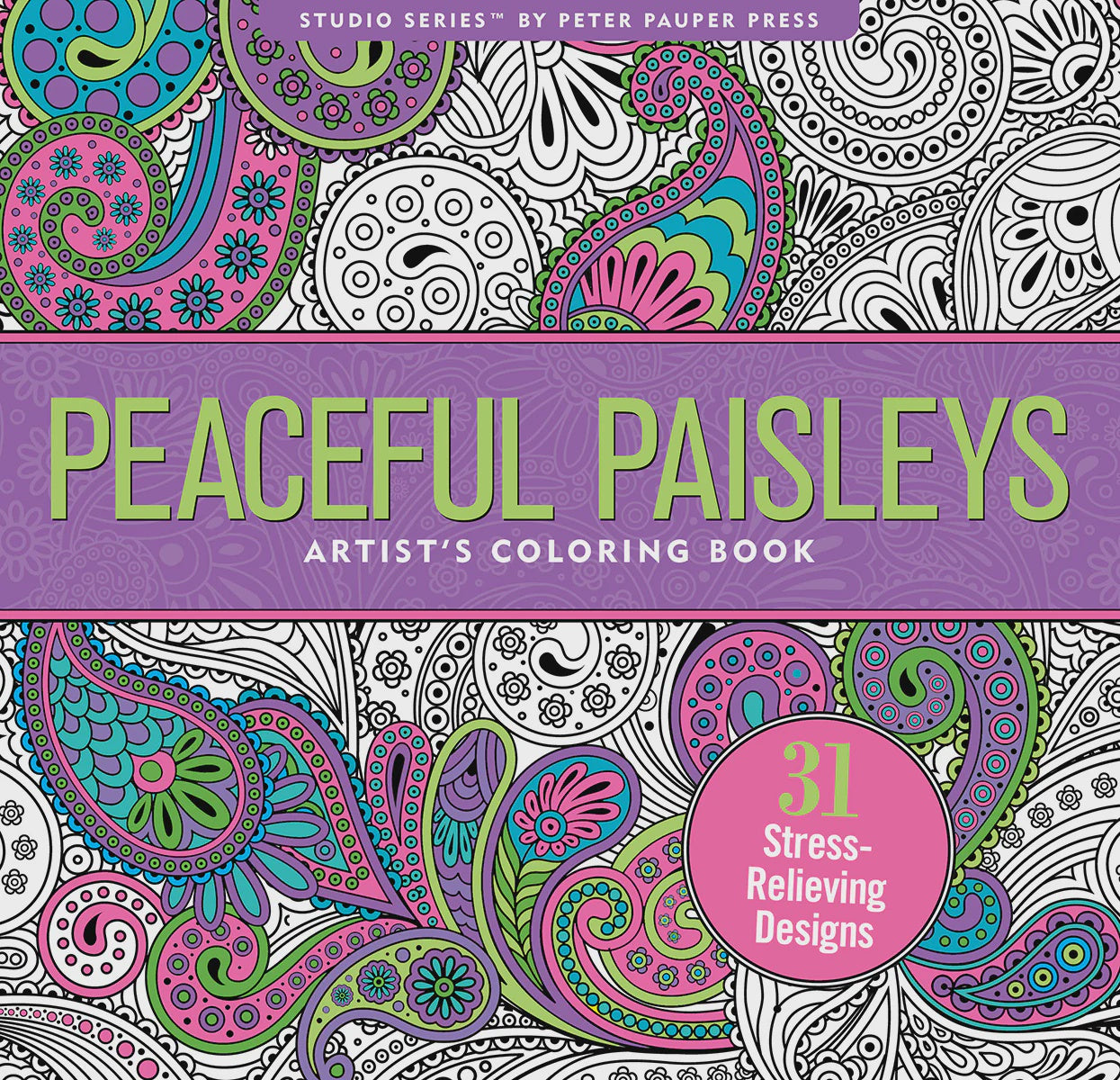 Colouring Book - Peaceful Paisleys