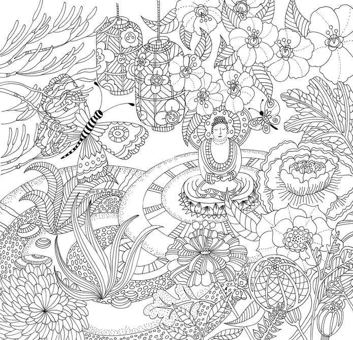 Colouring Book - Zen Garden
