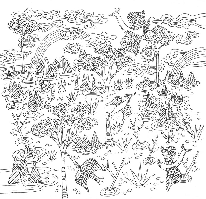Colouring Book - Zen Garden