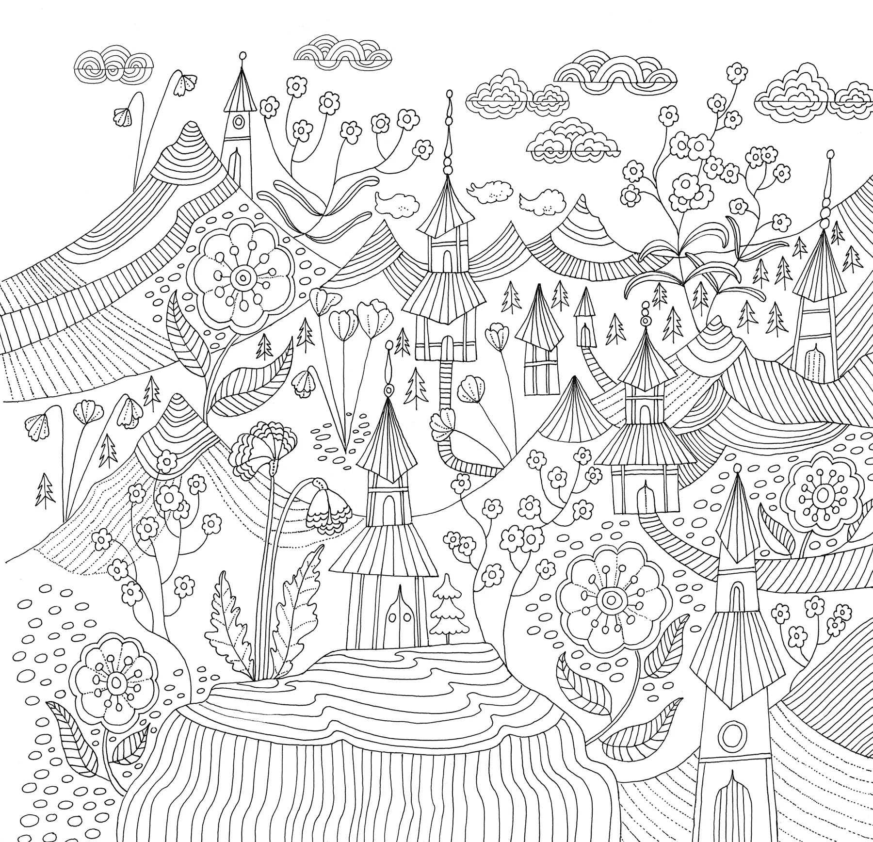 Colouring Book - Zen Garden