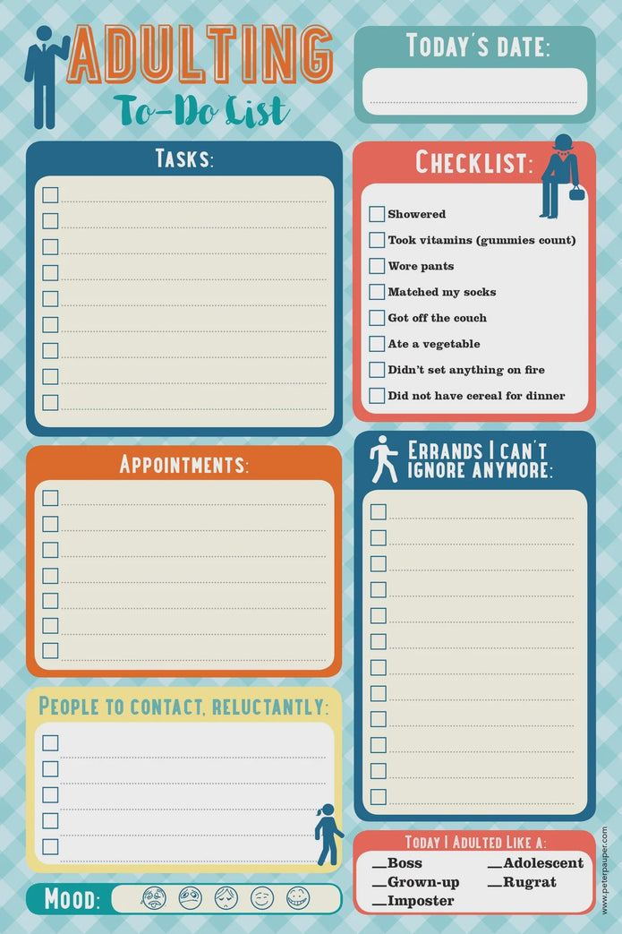 Note Pad - Adulting