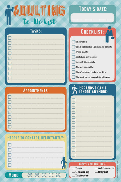 Note Pad - Adulting