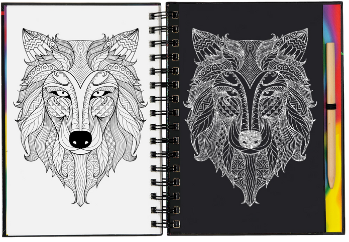 Scratch and Sketch - Extreme! Art Activity