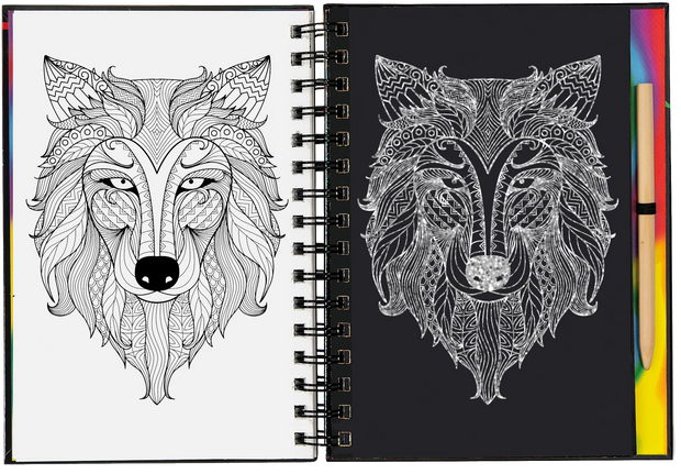 Scratch and Sketch - Extreme! Art Activity