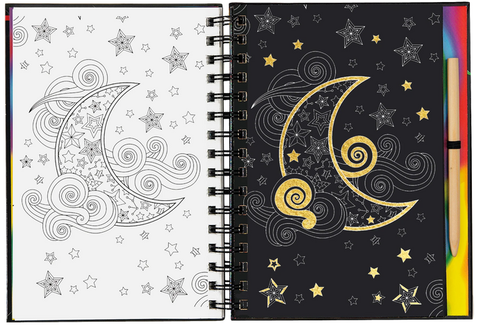 Scratch and Sketch - Extreme! Art Activity