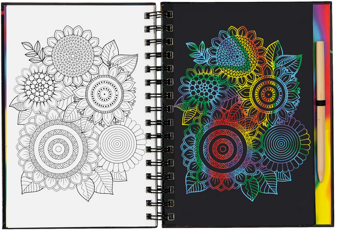 Scratch and Sketch - Extreme! Art Activity